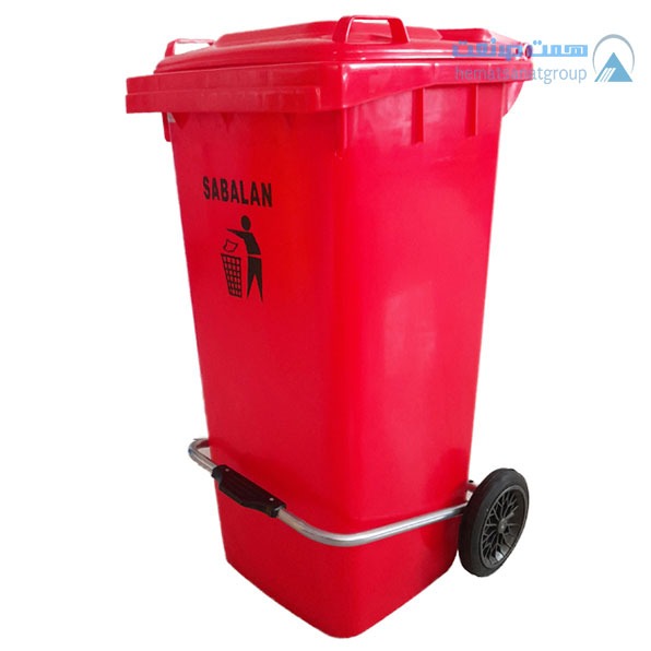 سطل زباله 100 لیتری پدال دار