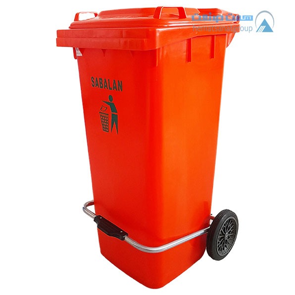 سطل زباله 100 لیتری پدال دار