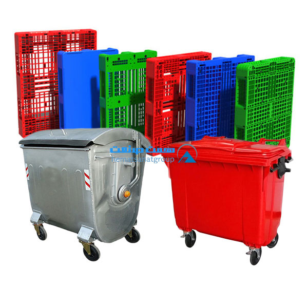 فروش انواع سطل زباله چهار چرخ